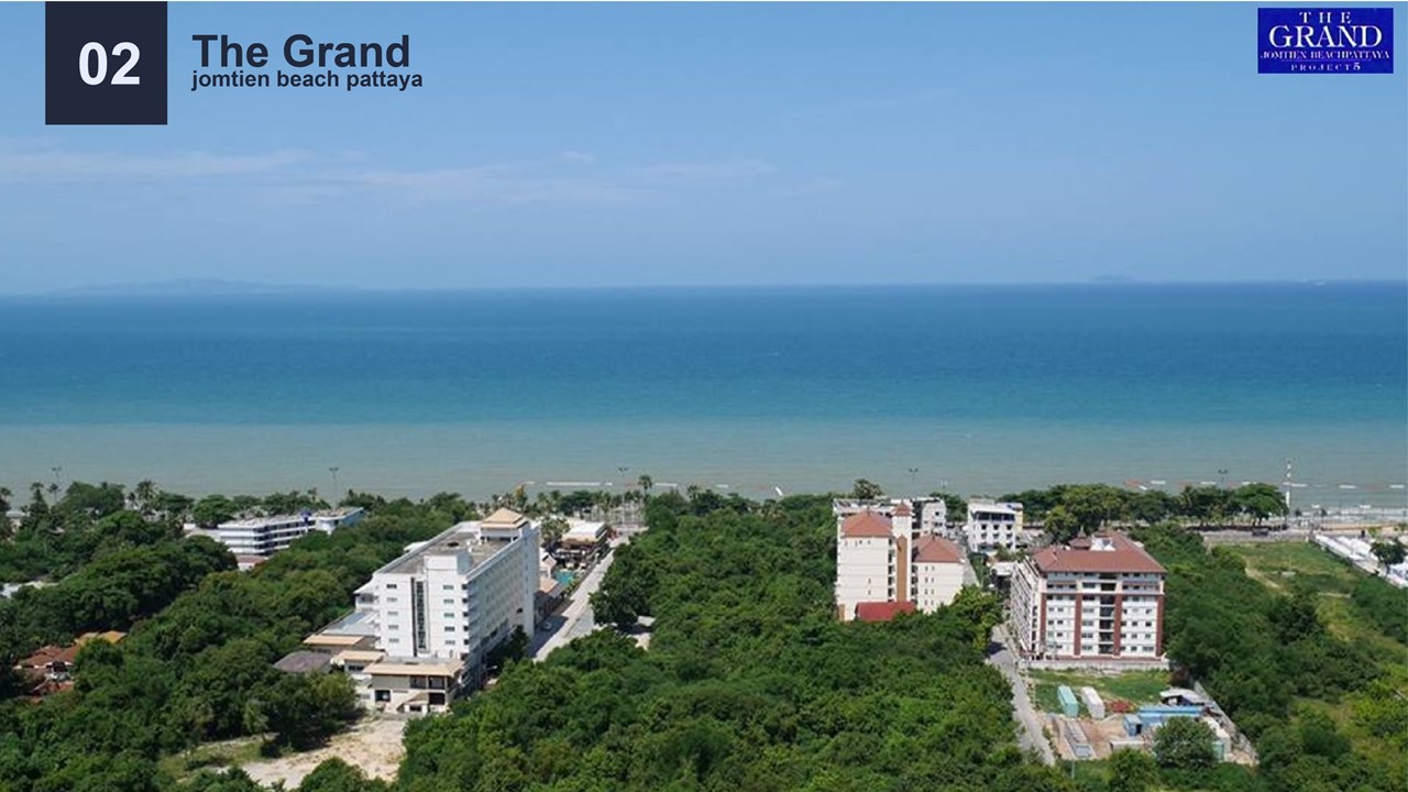 วิวทะเลหาดจอมเทียนจากโครงการ